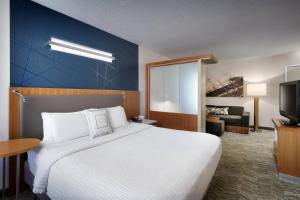 Katil atau katil-katil dalam bilik di SpringHill Suites by Marriott Provo