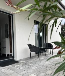 Balkón nebo terasa v ubytování Villach City Comfort Suite