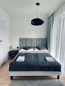 Villa Makuchówka客房内的一张或多张床位