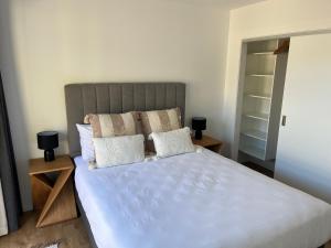Postel nebo postele na pokoji v ubytování Studio in Glenorchy