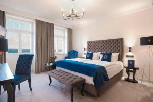 Postel nebo postele na pokoji v ubytování meergut HOTELS