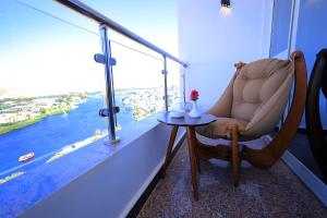 Posezení v ubytování Blue Lotus Nile Suites Hotel Aswan