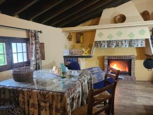 Posezení v ubytování Cortijo Molino los Justos