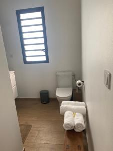 Koupelna v ubytování O coeur de l'ouest Bungalow Maloya