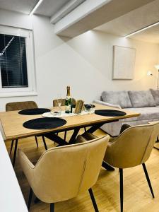 Istumisnurk majutusasutuses Ferienwohnung Wanderlust