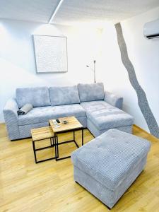 Istumisnurk majutusasutuses Ferienwohnung Wanderlust