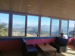 Nespecifikovaný výhled na hory nebo výhled na hory při pohledu z bed and breakfast