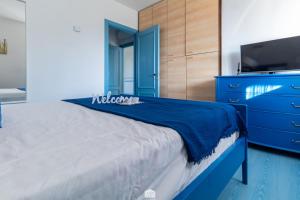 Postel nebo postele na pokoji v ubytování Blu Al Lago - Lago di Como