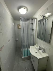 Koupelna v ubytování Paradiso B&B