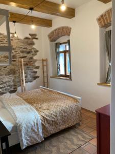 Postel nebo postele na pokoji v ubytování Chalupa Mera