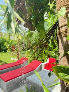 Zahrada ubytování Sri Lanka Surf Villa Domus Graziella