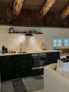 Dapur atau dapur kecil di MOUNTAIN LODGE OBERJOCH - Allgäu +72 gambar