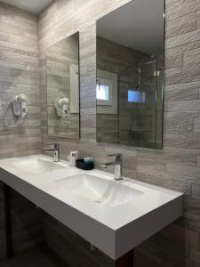 Koupelna v ubytování Hotel El Cobertizo