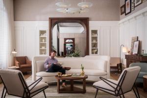 Uma área de estar em Perry Lane Hotel, a Luxury Collection Hotel, Savannah