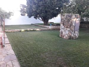 Zahrada ubytování Camping Primitivus- Centro de São Thomé
