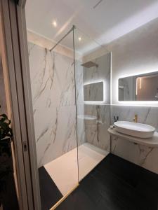 Koupelna v ubytování ASTRUM b&b