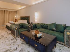 Posezení v ubytování YUSU Hotel 羽宿酒店 + 37 fotografií