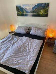 Postel nebo postele na pokoji v ubytování A'nett's Quartier