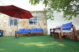 Κήπος έξω από το Panoramic Matn Chalet