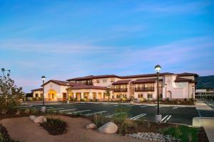 a rendering of the front of a hotel at Residence Inn by Marriott Santa Barbara Goleta in Santa Barbara