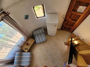 an overhead view of a room with a window at Domo Sol Del Valle in Horcon +13 photos