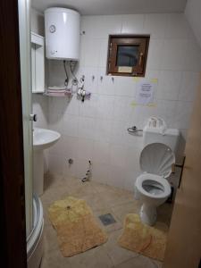 a bathroom with a toilet and a sink at Apartments Vučko Vlašić in Vlasic +31 photos