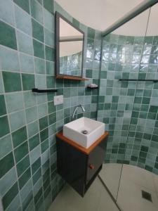 Et badeværelse på La Peregrina - Bangalô Superior