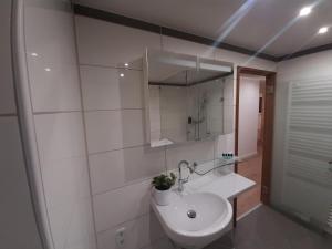 Koupelna v ubytování Center Apartments Bludenz + 22 fotografií