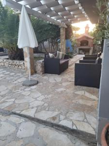 Patio nebo venkovní prostory v ubytování Apartments Lanterna Ražanac