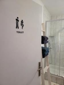Koupelna v ubytování Apartments Lanterna Ražanac
