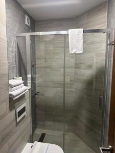 Koupelna v ubytování Vidik Residence A23