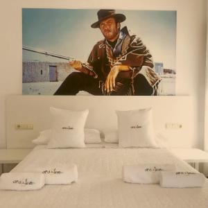 Cama o camas de una habitación en Oro y Luz