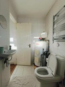 Bilik mandi di Cosy 2-Bed Studio with Amenities +9 gambar