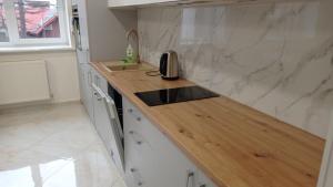 Kuchyňa alebo kuchynka v ubytovaní ApartPlus Truskavets - Затишні апартаменти