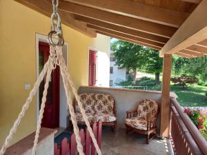 Posezení v ubytování Casa al Mas