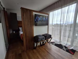 Μια τηλεόραση ή/και κέντρο ψυχαγωγίας στο Flax Pod 41