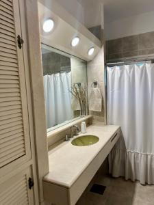 Koupelna v ubytování Amplia casa divina zona