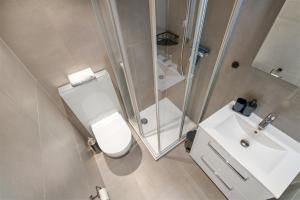 Bilik mandi di Studio rénové au centre de Saas-Fee