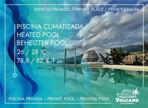 ArafoDomo Volcano Suite Experience PISCINA CLIMATIZADA的菲律宾度假胜地的海报