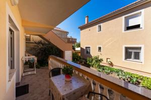 Balkón alebo terasa v ubytovaní Apartments Nadica