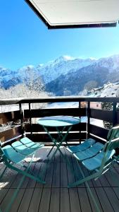 Nespecifikovaný výhled na hory nebo výhled na hory při pohledu z apartmánu