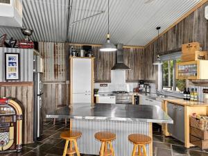 Køkken eller tekøkken på Golden Ash Grove Eco Farm