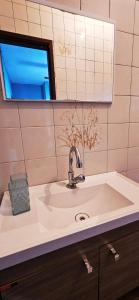 Koupelna v ubytování Fregatti´s Beach Mongaguá