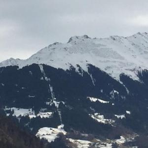 A general mountain view or a mountain view taken from the homestay