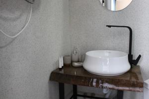 Koupelna v ubytování Ayan Hotel