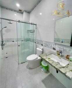 Koupelna v ubytování Khách Sạn Thiên Mỹ