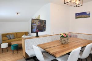 TV a/nebo společenská místnost v ubytování Ferienhaus Viktoria