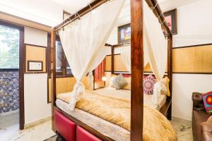 Postel nebo postele na pokoji v ubytování House Of Comfort Delhi