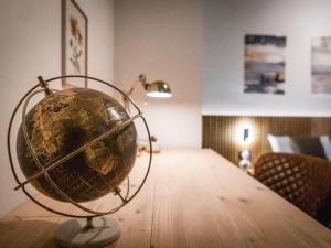 Posteľ alebo postele v izbe v ubytovaní Bergblick Apartment in Zentrumsnähe mit Garage