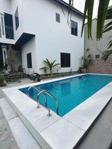 a swimming pool at a hotel at BamBoo Villa Homestay in Ninh Binh